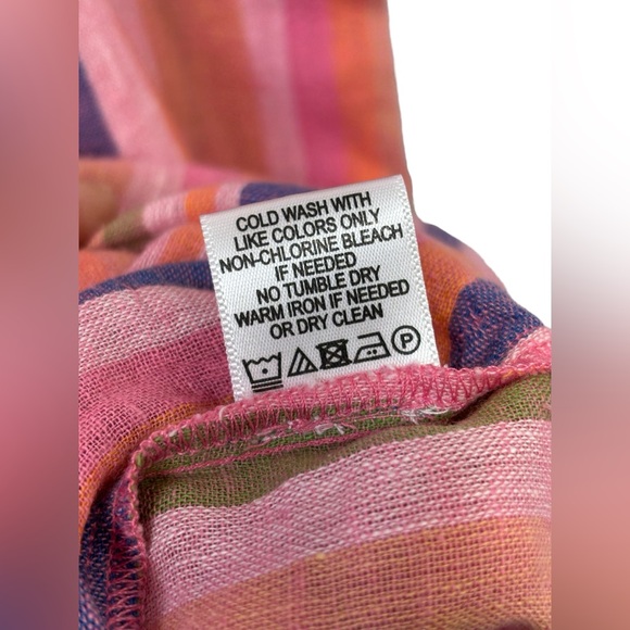 Xirena Esme Citrus Melange NWT Cotton Linen Maxi Summer dress Woman's Size Large - Picture 7 of 15